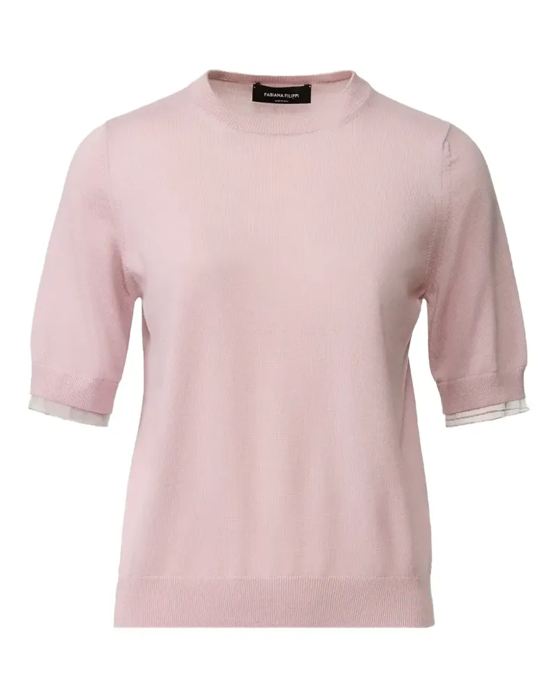 Fabiana Filippi Klassisches T-Shirt - Rosa Rosa