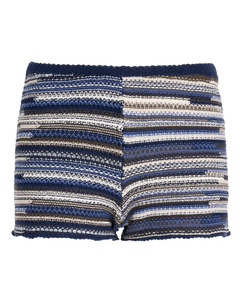Proenza Schouler Gestrickte Jenna Shorts - Blau Blau