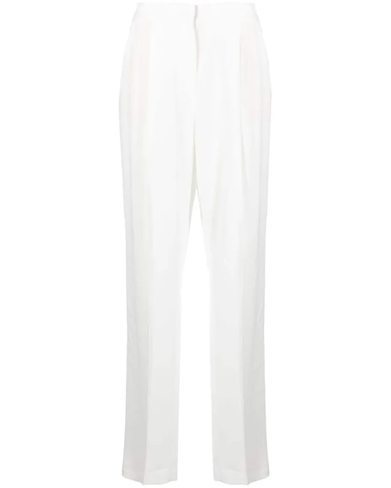 Emporio Armani Hose mit geradem Bein - Weiß Weiß