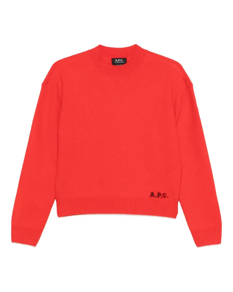 A.P.C. crew-neck seater - Rot Rot