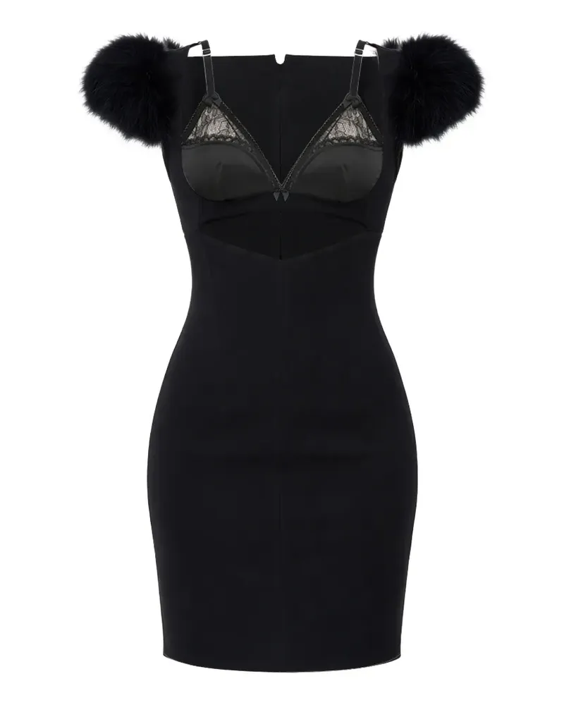 Dsquared2 cut-out mini dress - Schwarz Schwarz