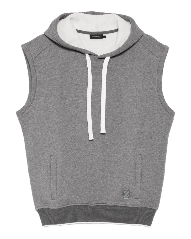 Ermenegildo Zegna sleeveless hoodie - Grau Grau