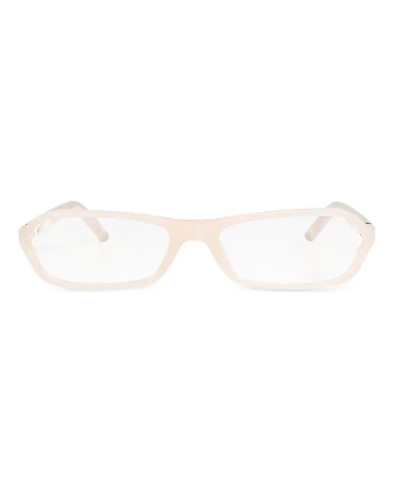 Jacquemus Brille mit geometrischem Gestell - Rosa Rosa