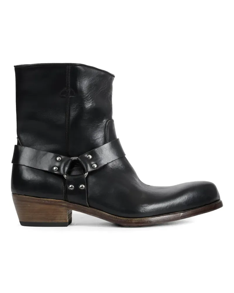 Premiata Klassische Stiefel - Schwarz Schwarz