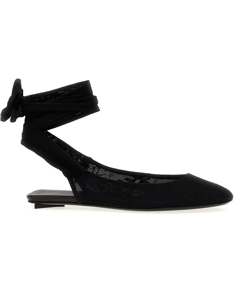 ATTICO Cloe Ballerinas - Schwarz Schwarz