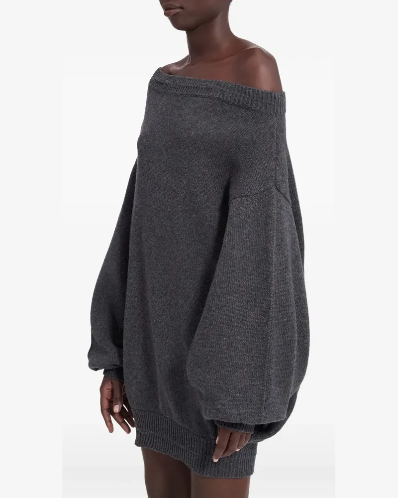 Maison Margiela Strickkleid aus Merinowolle - Grau Grau