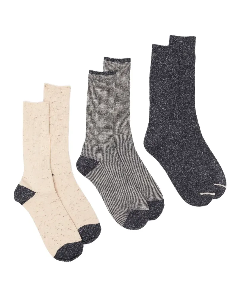 Anonymous Ism Nep American Socken (3er-Set) - Blau Blau