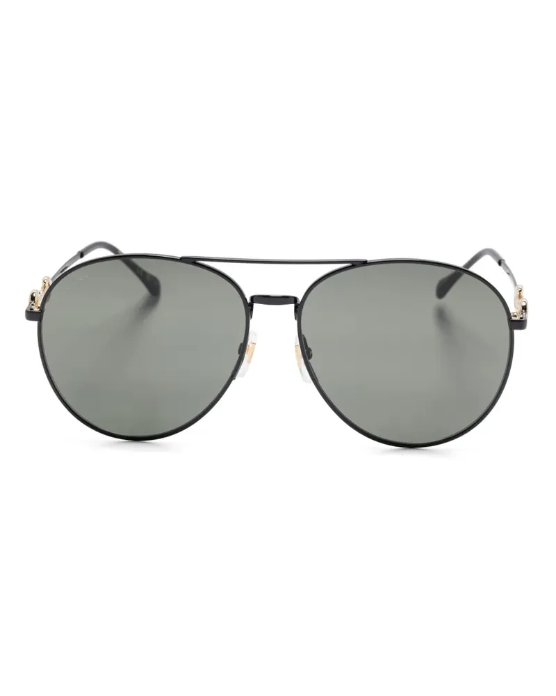 Gucci Horesebit Sonnenbrille - Schwarz Schwarz