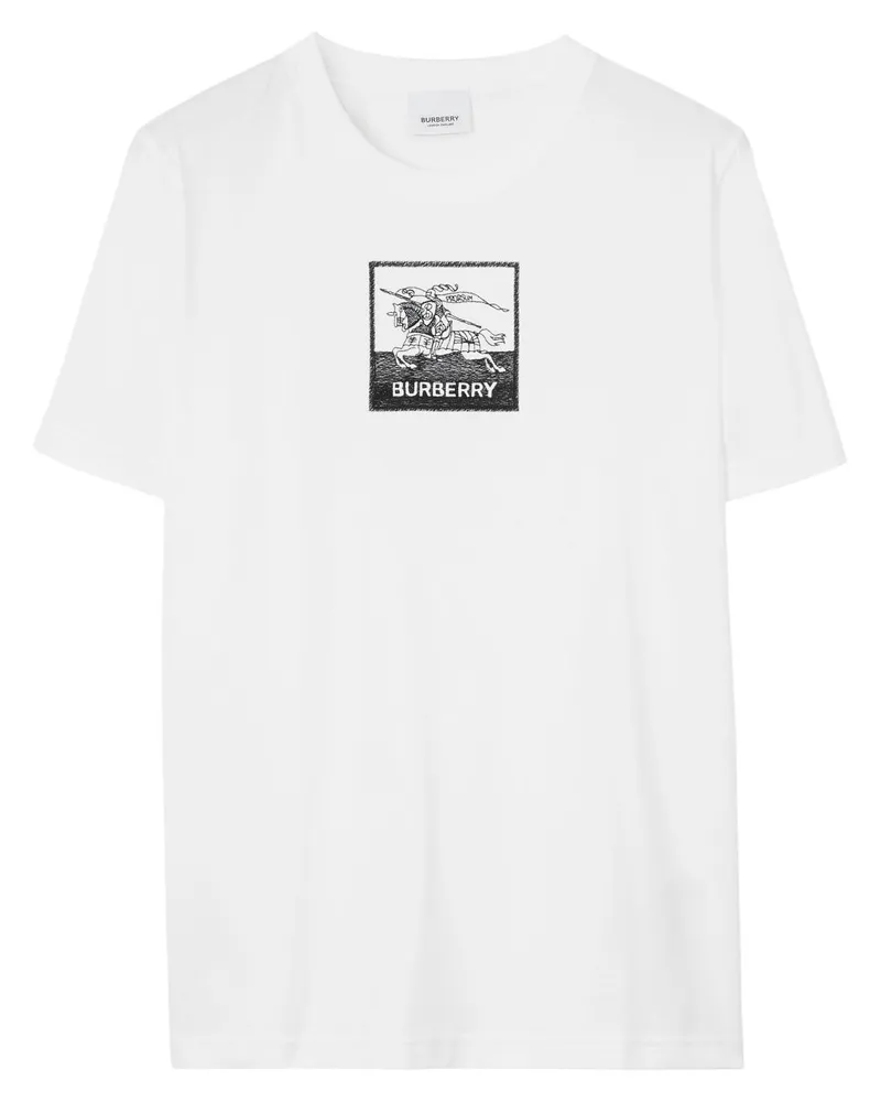 Burberry Klassisches T-Shirt - Weiß Weiß