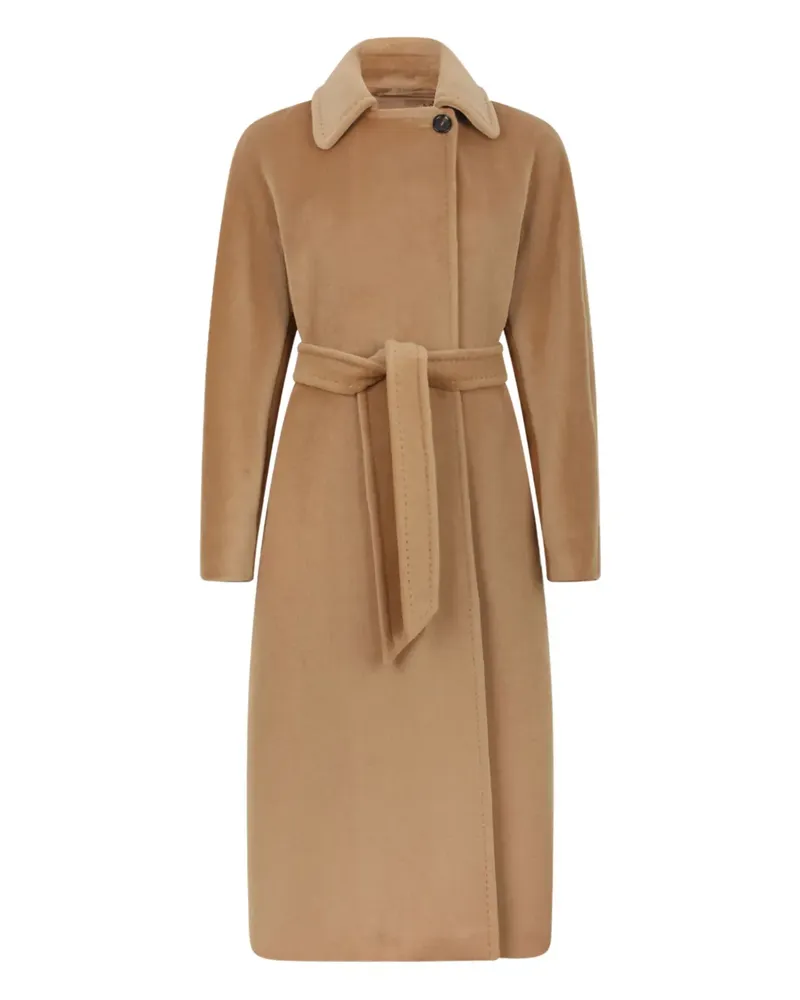 Max Mara belted collared coat - Braun Braun
