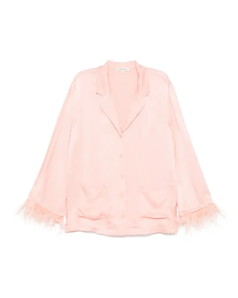 LOVE Stories Blanca Pyjama-Oberteil - Rosa Rosa