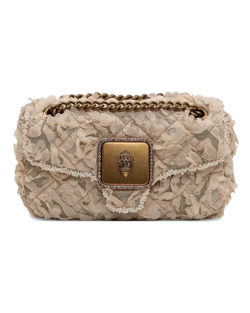 Kurt Geiger Pimlico Mini-Tasche mit Blumendetail - Nude Nude