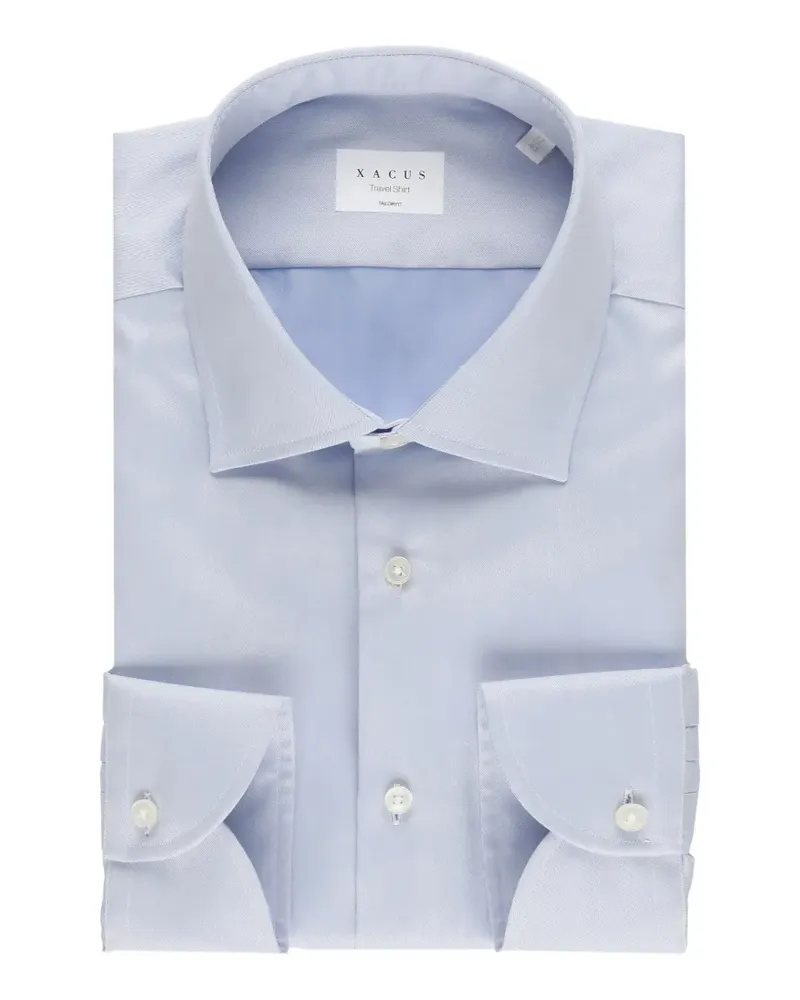 XACUS Travel Hemd - Blau Blau