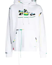 Mostly Heard Rarely Seen Hoodie mit Sneaker-Print Weiß