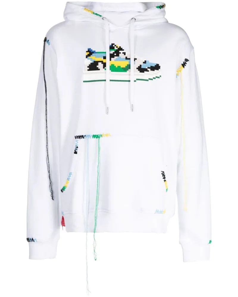 Mostly Heard Rarely Seen Hoodie mit Sneaker-Print Weiß