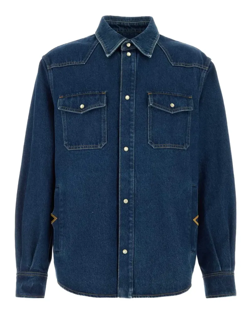 Valentino Garavani VGold denim shirt - Blau Blau