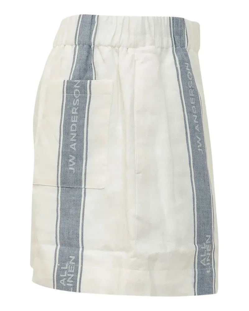 J.W.Anderson Gestreifte Shorts - Nude Nude