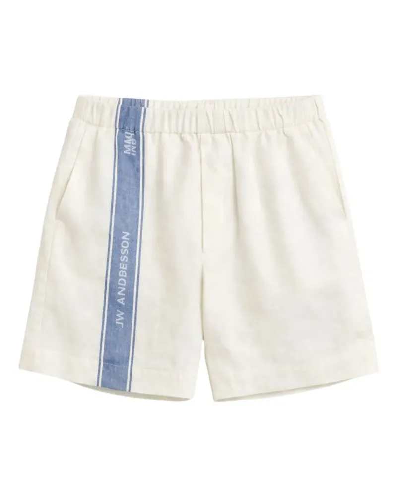 J.W.Anderson Gestreifte Shorts - Nude Nude