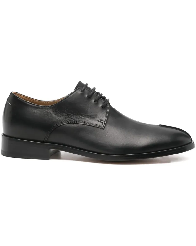 Maison Margiela Schnürschuhe aus Leder - Schwarz Schwarz