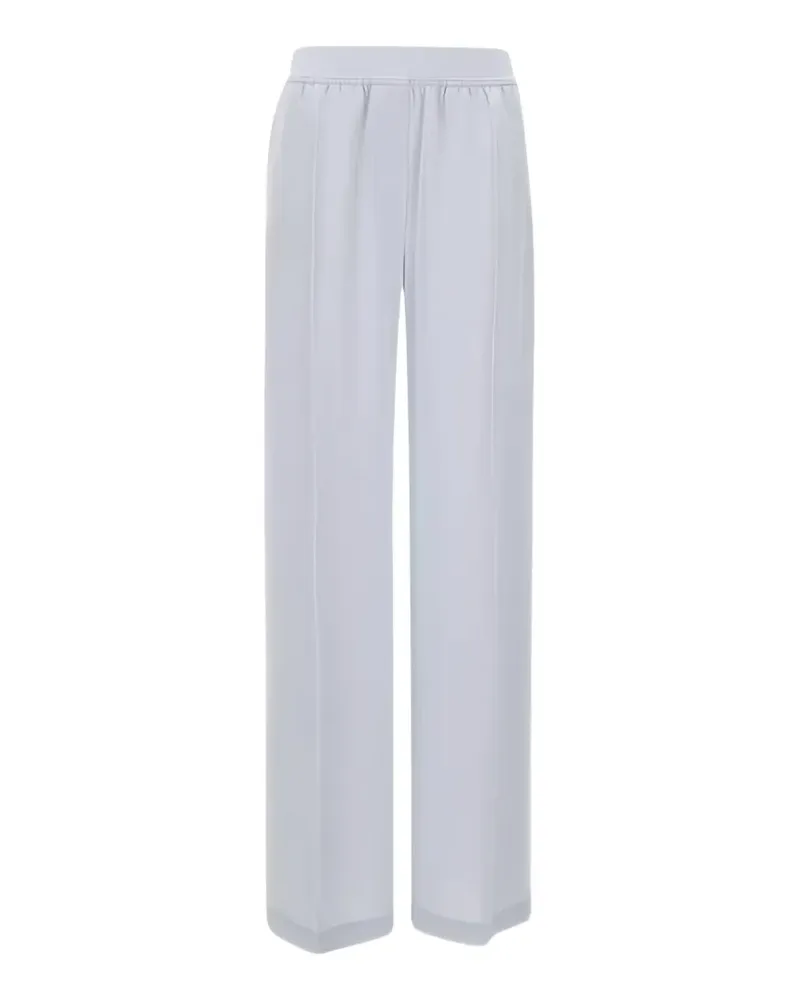 HUGO BOSS Weite Hose mit Bügelfalten - Blau Blau