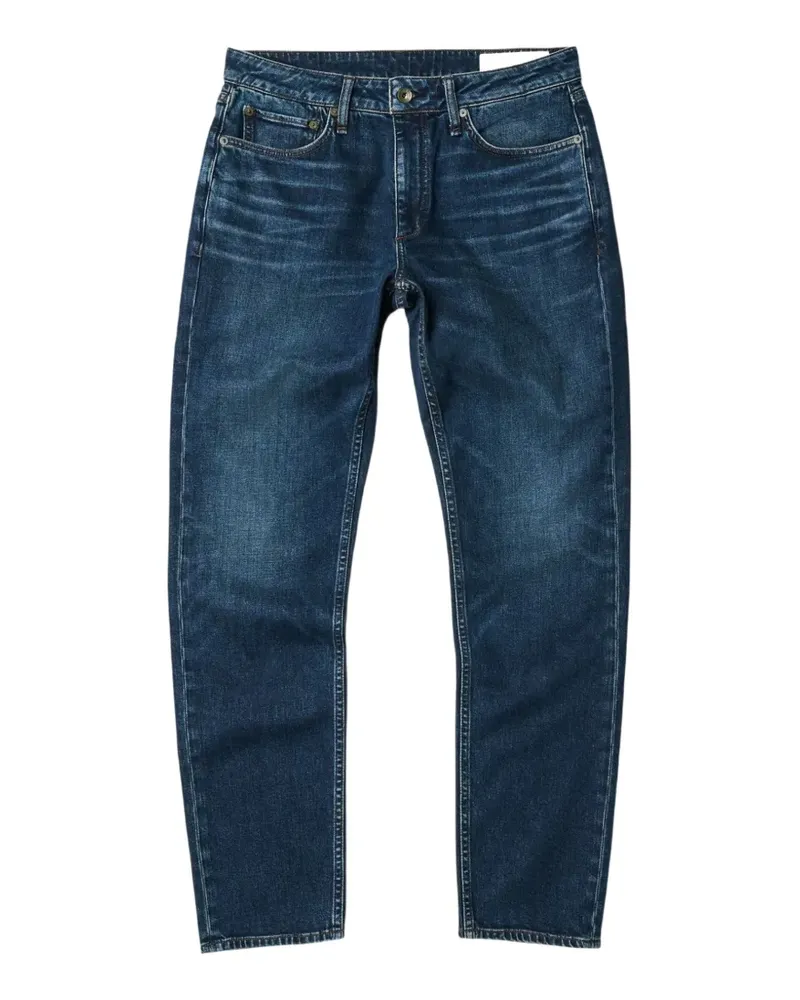 Rag & Bone Ausgeblichene Jeans mit Tragefalten - Blau Blau