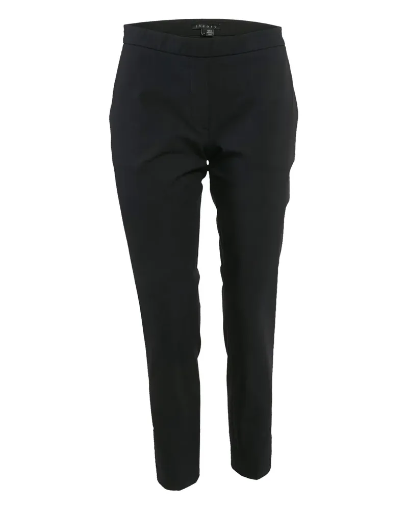 Theory Klassische Gabardine-Hose - Schwarz Schwarz