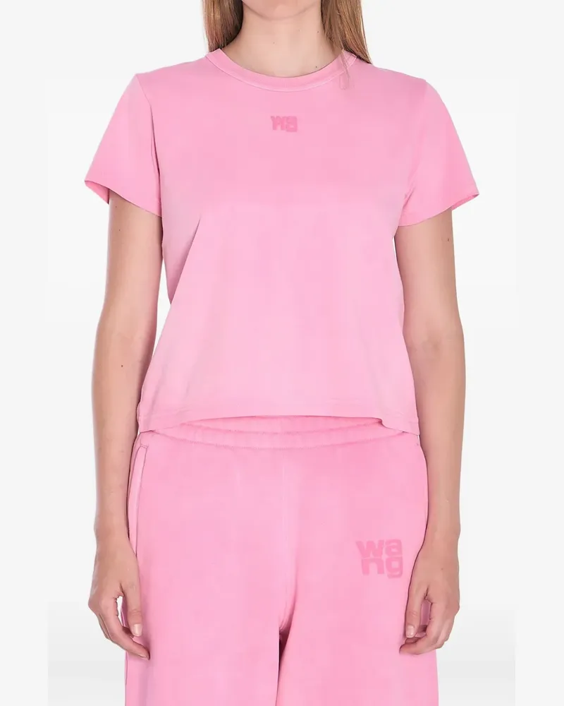 Alexander Wang T-Shirt mit Logo-Detail - Rosa Rosa