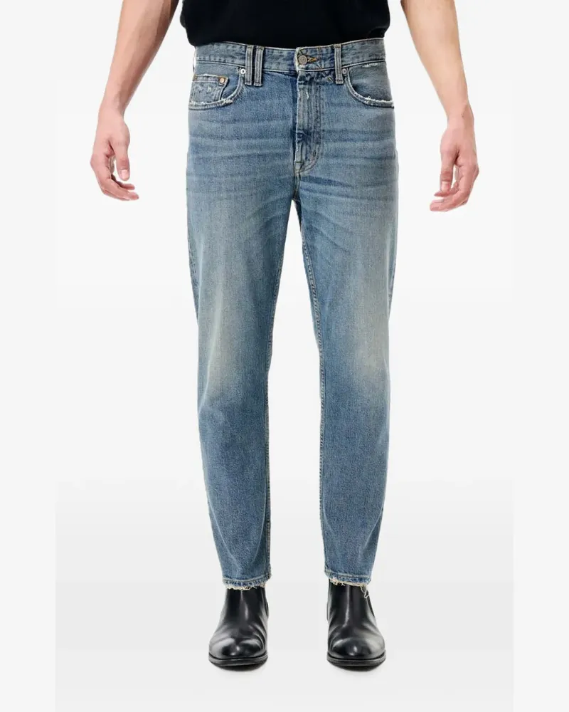 Cycle Ausgeblichene Lucky Jeans im Distressed-Look - Blau Blau