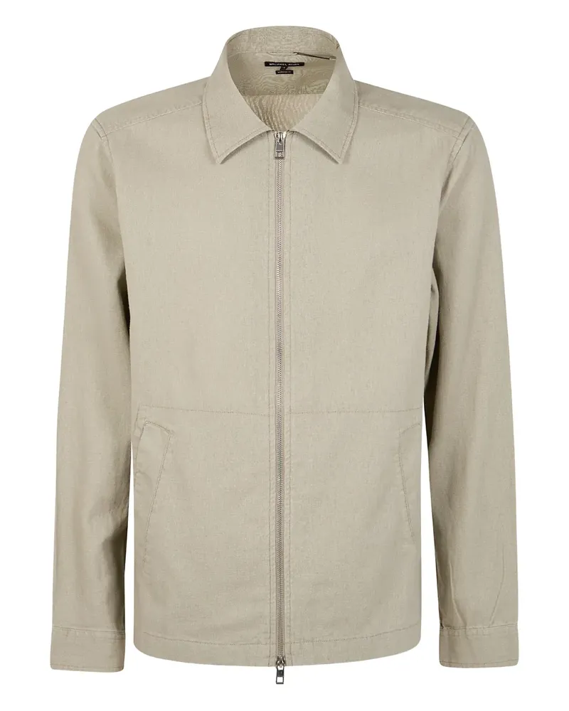 Michael Kors Hemdjacke mit Reißverschluss - Nude Nude
