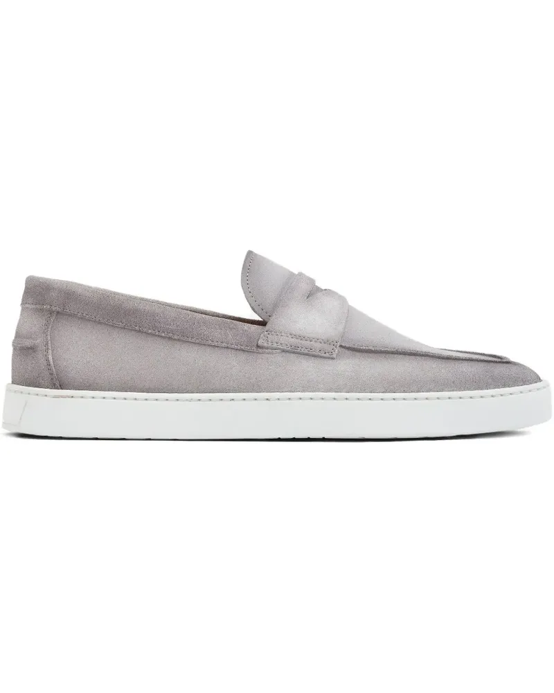 Magnanni Penny-Loafer aus Wildleder - Grau Grau
