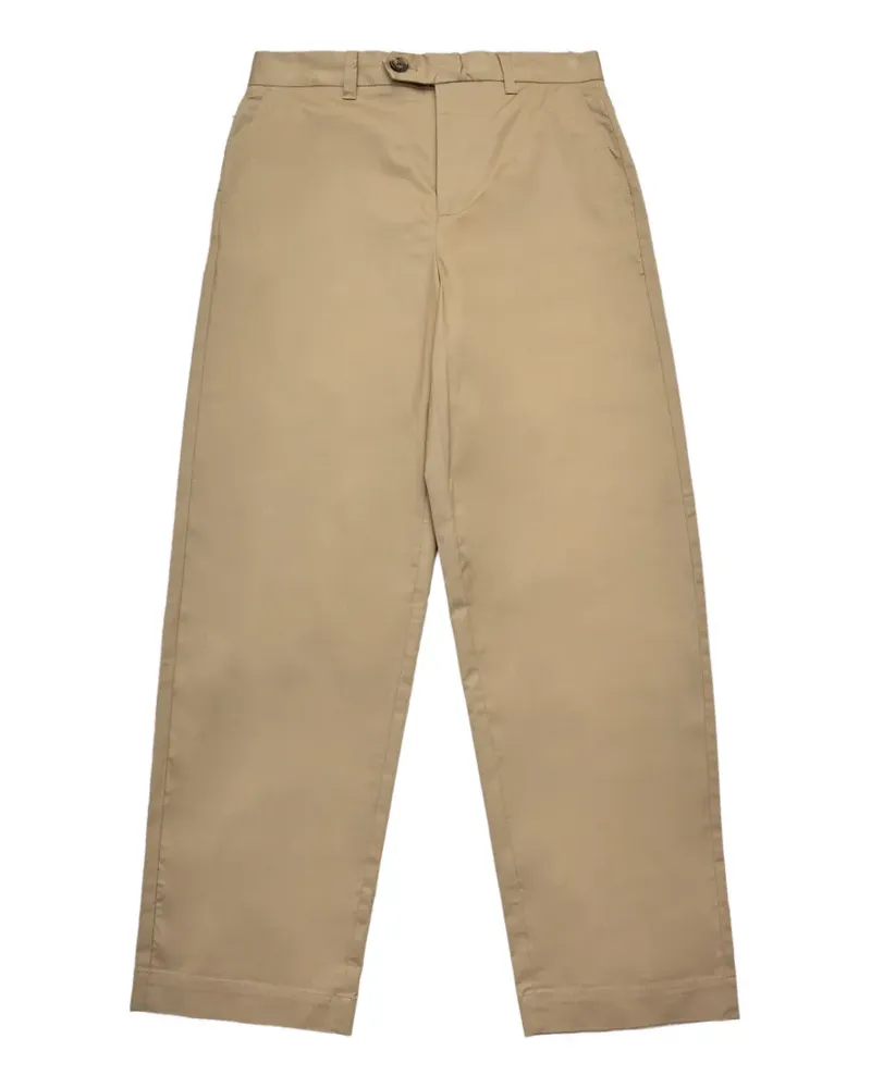 Selected Axel Jari wide-leg trousers - Nude Nude