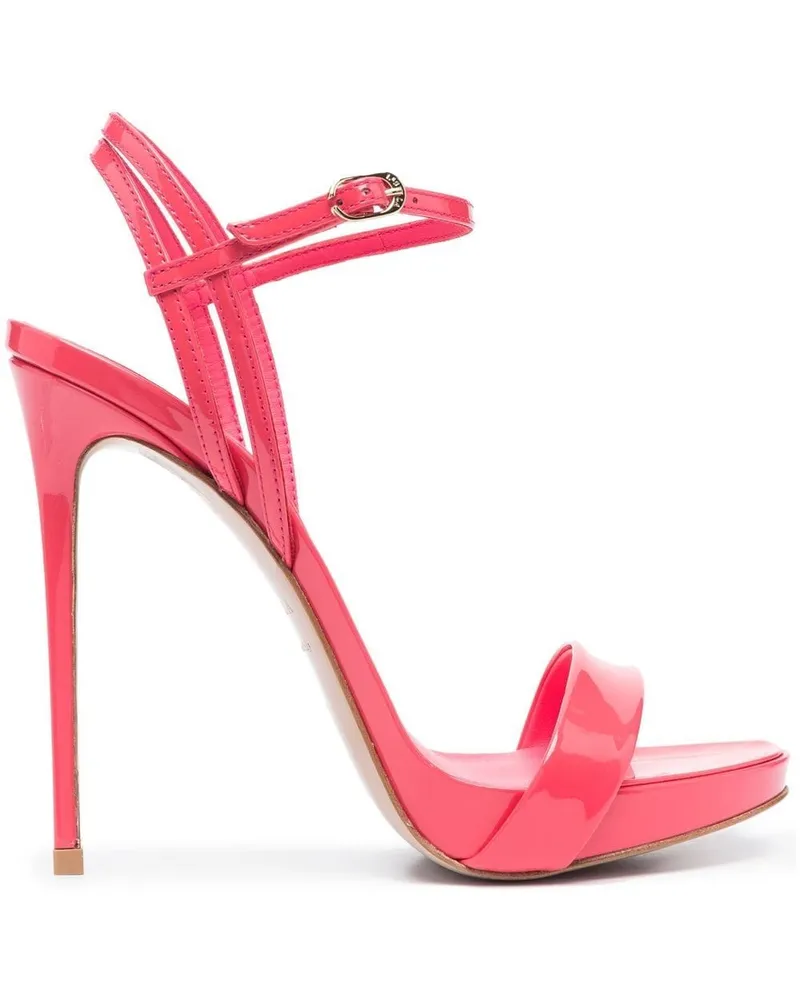 Le Silla Sandalen aus Lackleder 120mm - Rosa Rosa