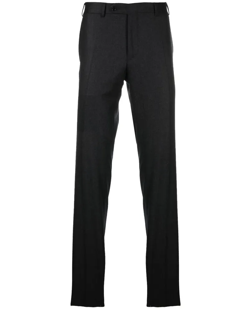 Canali Hose mit geradem Bein - Grau Grau