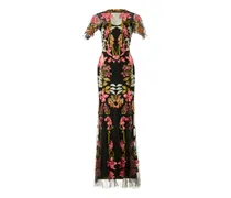 Besticktes Lucille Kleid - Schwarz