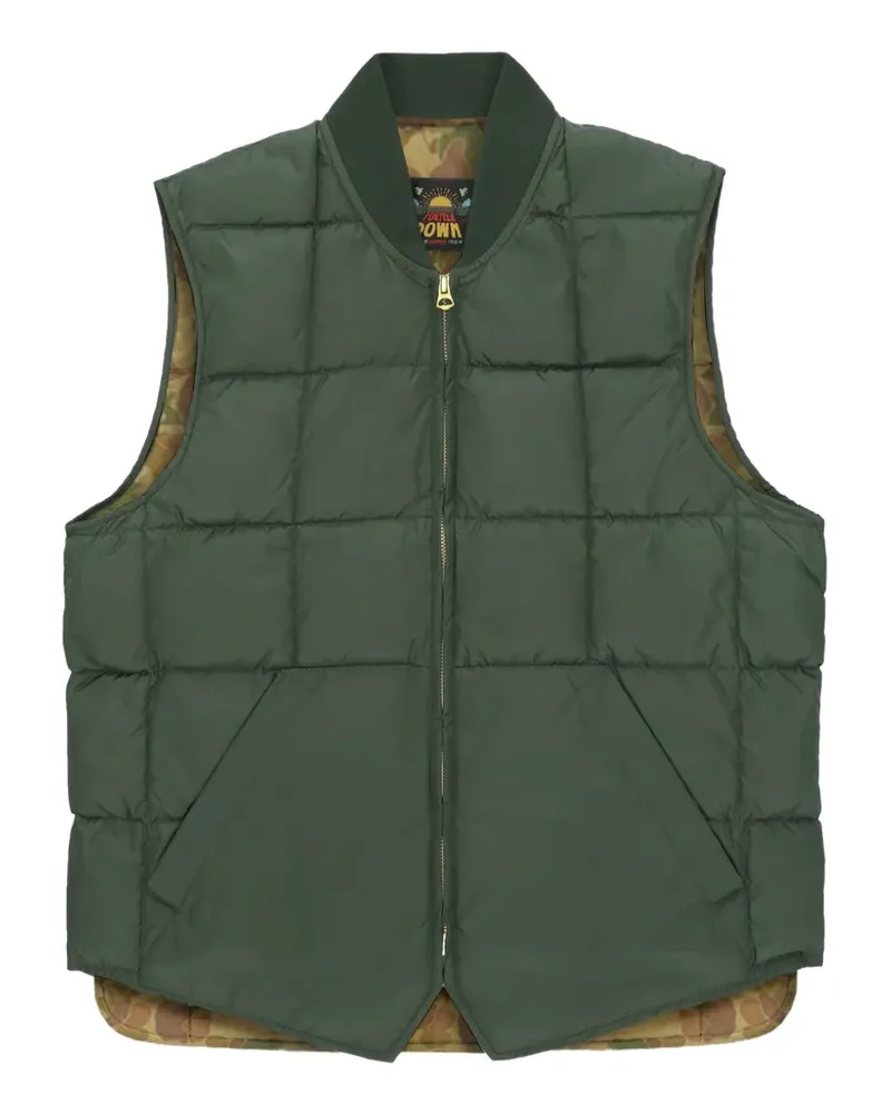 Fortela padded camouflage-print gilet - Grün Grün
