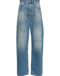 Maison Margiela Jeans mit Logo-Patch Blau