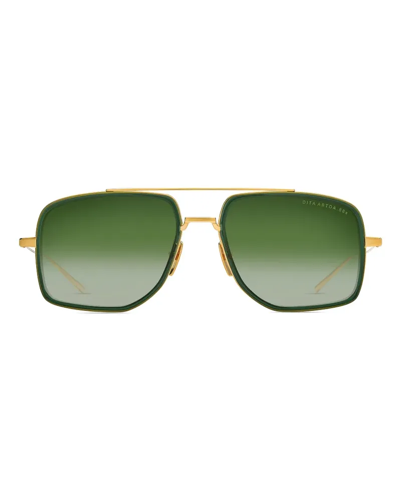 DITA ARTOA square-frame sunglasses - Gold Gold