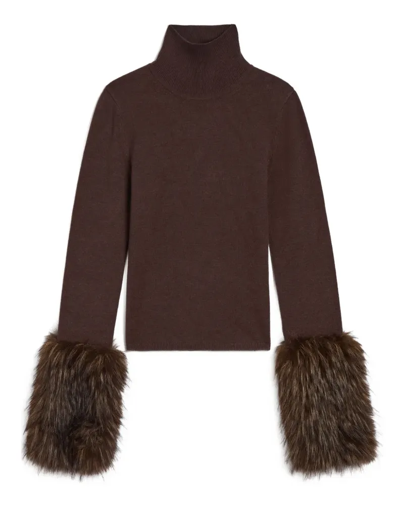 APPARIS Aspen high-neck jumper - Braun Braun