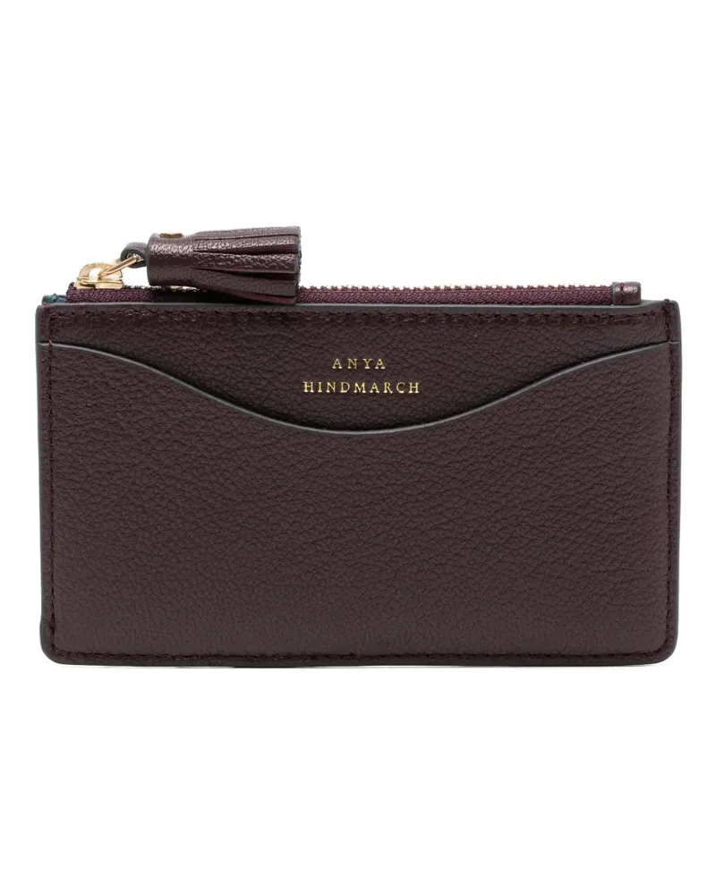 Anya Hindmarch Peeping-Yes Portemonnaie mit Quastendetail - Braun Braun