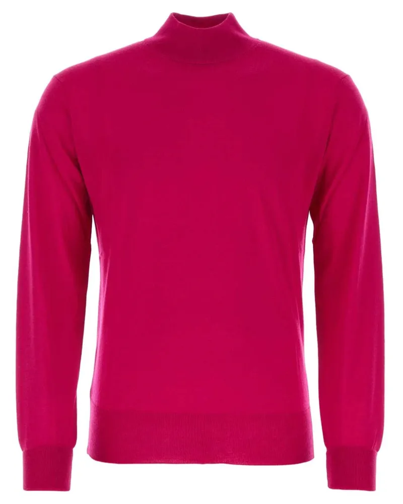 PT TORINO Gerippter Pullover - Rosa Rosa