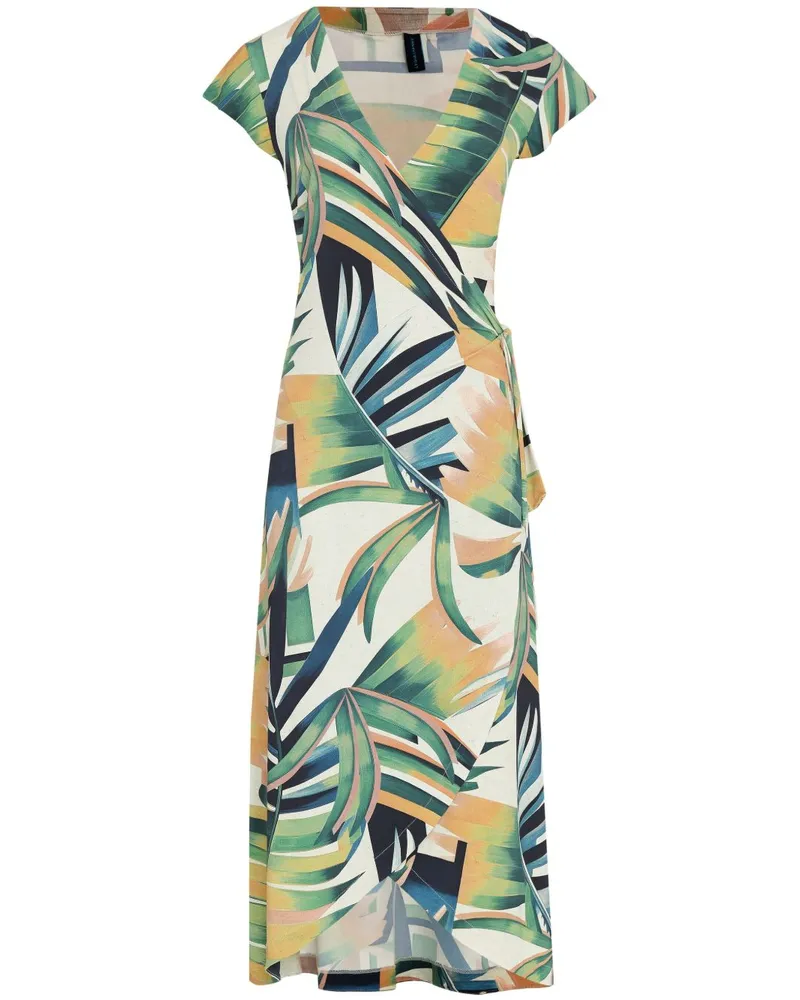Lygia & Nanny Kleid mit Blumen-Print - Weiß Weiß