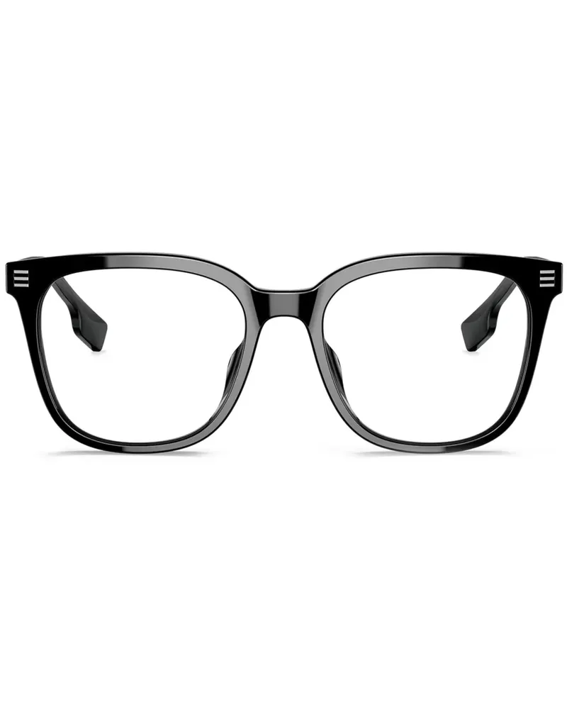 Burberry Brille mit eckigem Gestell - Schwarz Schwarz