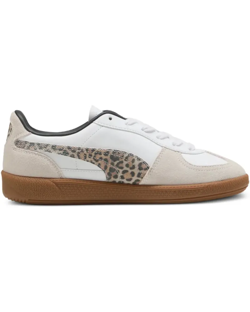 Puma Palermo Sneakers mit Leopardenmuster - Weiß Weiß