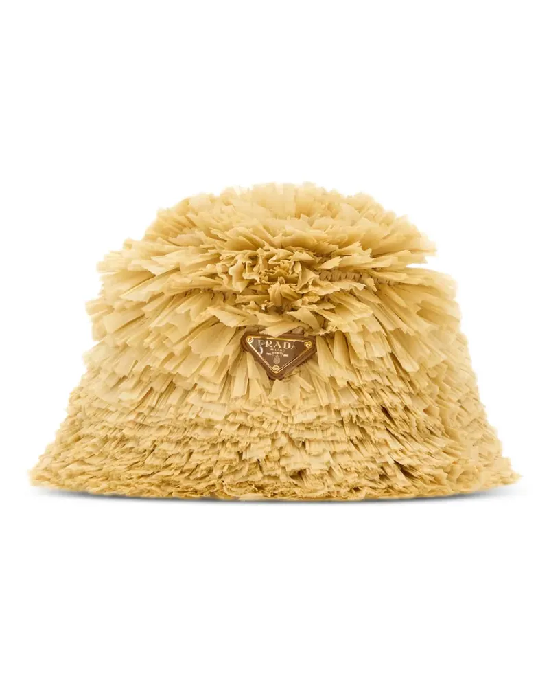 Prada Strukturierter Fischerhut - Nude Nude