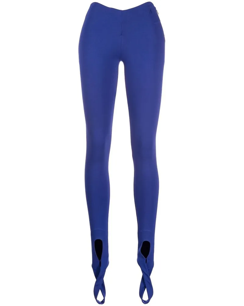 ATTICO Leggings mit Steg - Blau Blau