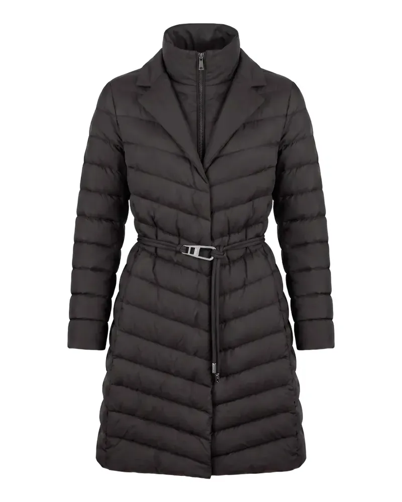 MOORER Odette coat - Schwarz Schwarz