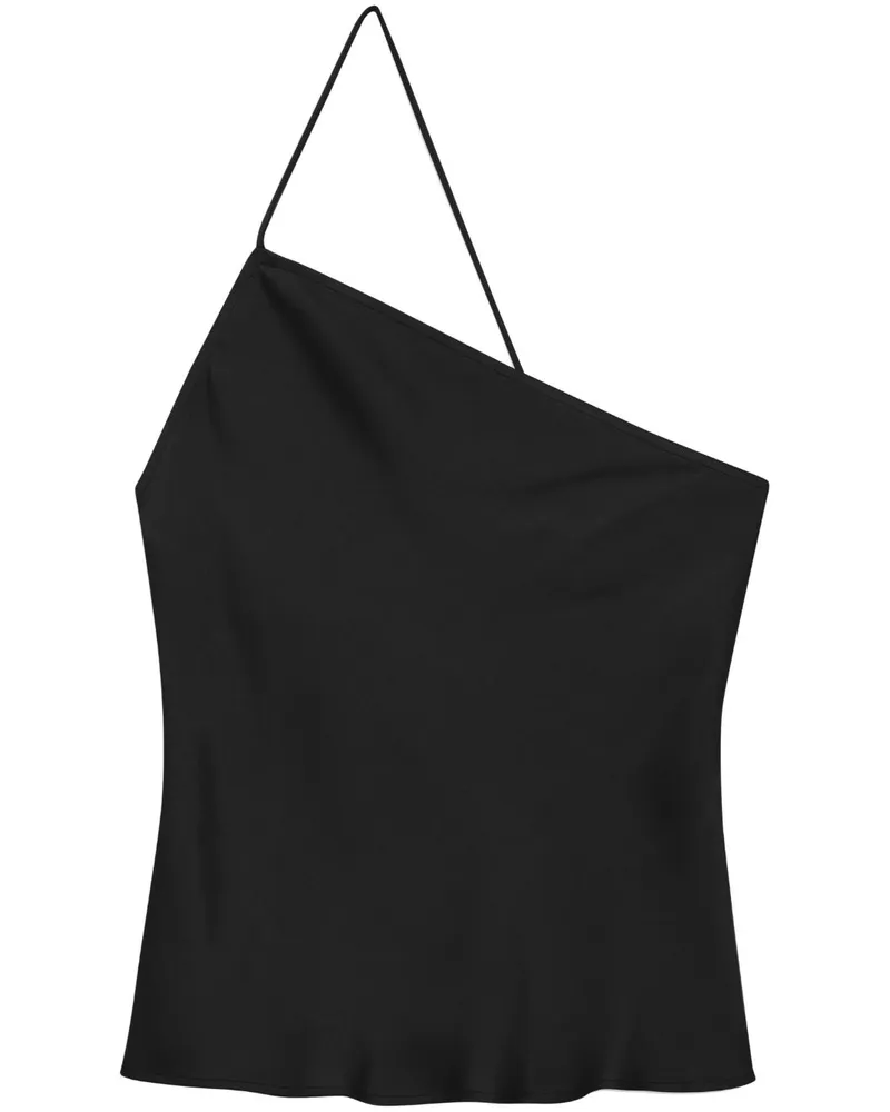 Anine Bing Asymmetrisches Top - Schwarz Schwarz