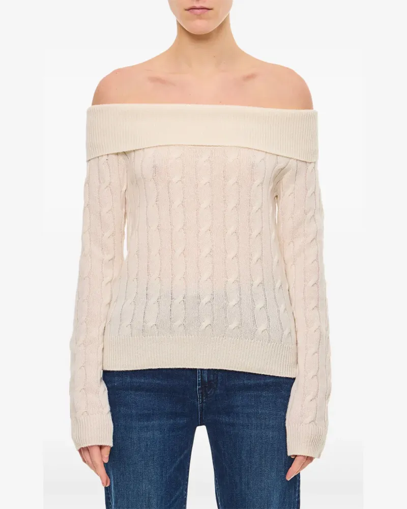 Ralph Lauren Schulterfreier Pullover - Nude Nude