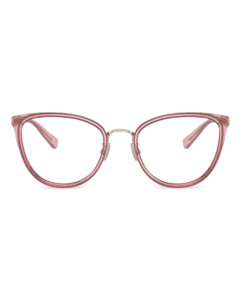 Coach logo-plaque cat-eye glasses - Rosa Rosa