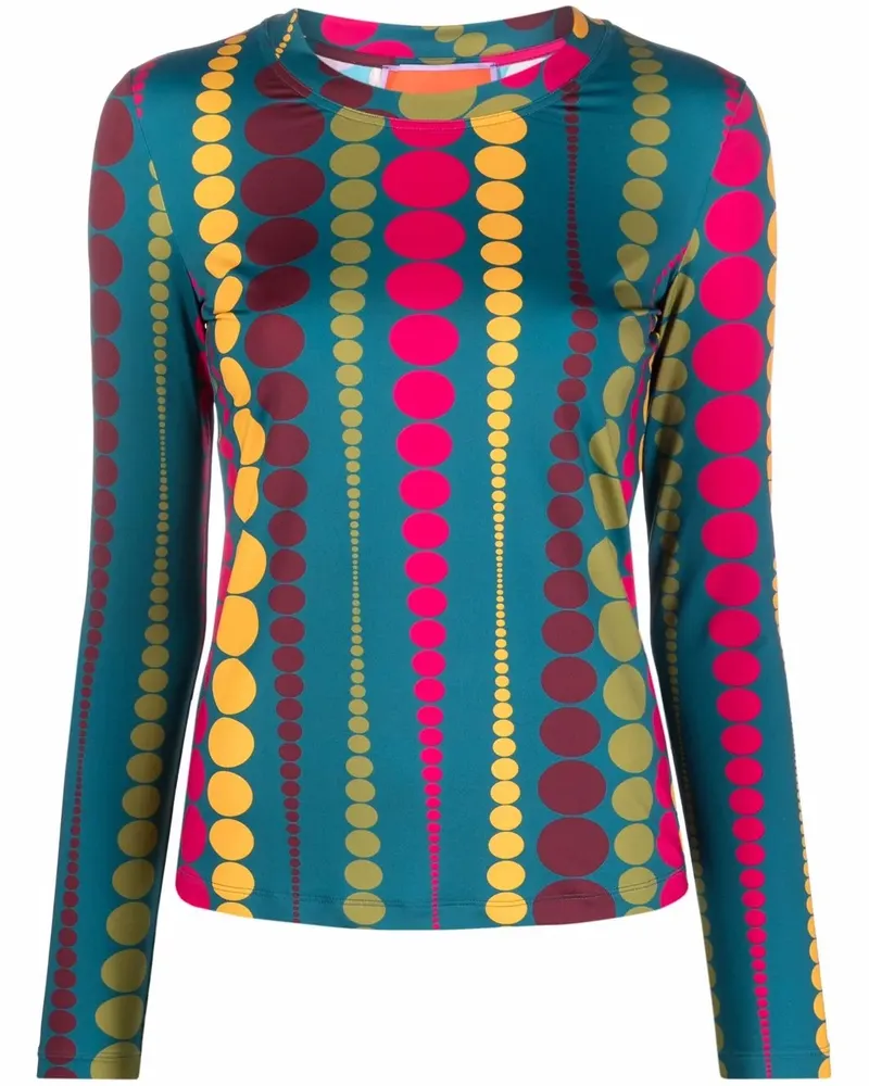 La DoubleJ T-Shirt mit Print - Blau Blau